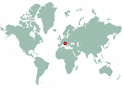 Serravalle in world map